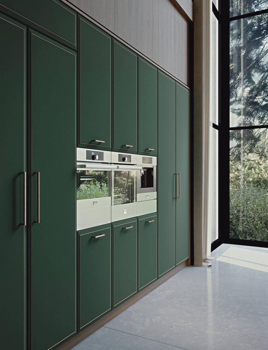 Essenza Supernatural Green And Copper кухня, Martini Interiors