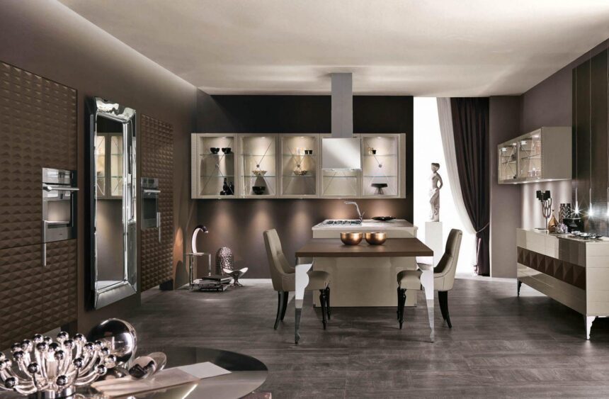 Luxury Glam кухня, Aster Cucine